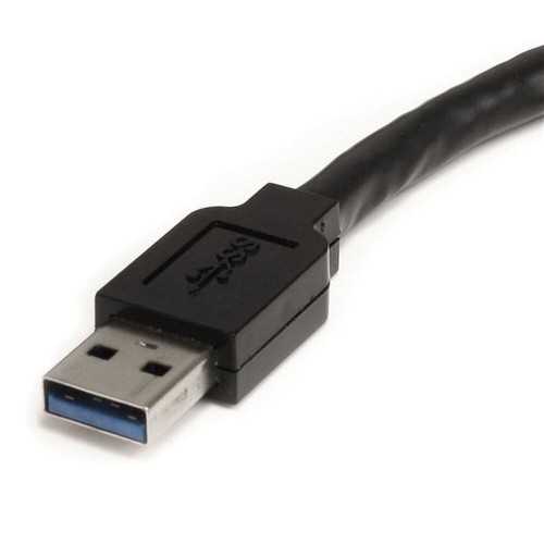 USB Kabelis Startech USB3AAEXT5M          USB A Melns image 2