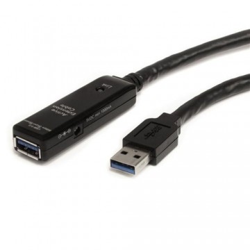 USB Kabelis Startech USB3AAEXT5M          USB A Melns