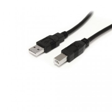 USB A uz USB B Kabelis Startech USB2HAB30AC          Melns