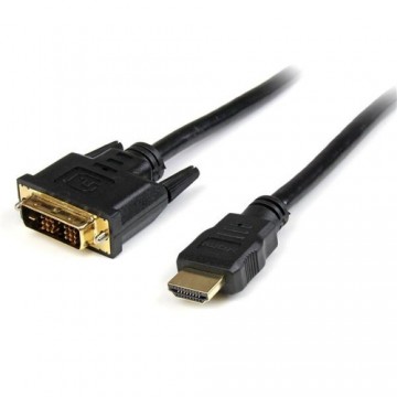 HDMI uz DVI adapteris Startech HDDVIMM2M            Melns (2 m)