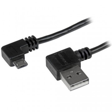USB to mikro USB kabelis Startech USB2AUB2RA2M         Melns