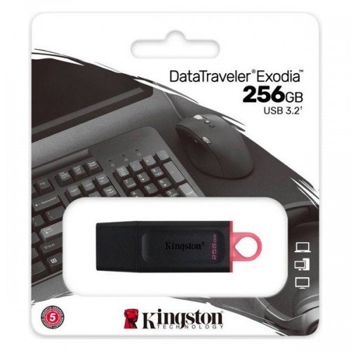 USB Zibatmiņa Kingston DataTraveler DTX Melns image 2