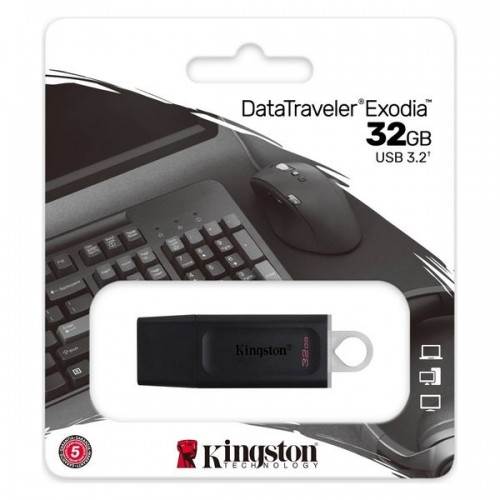 USB Zibatmiņa Kingston DataTraveler DTX Melns image 3