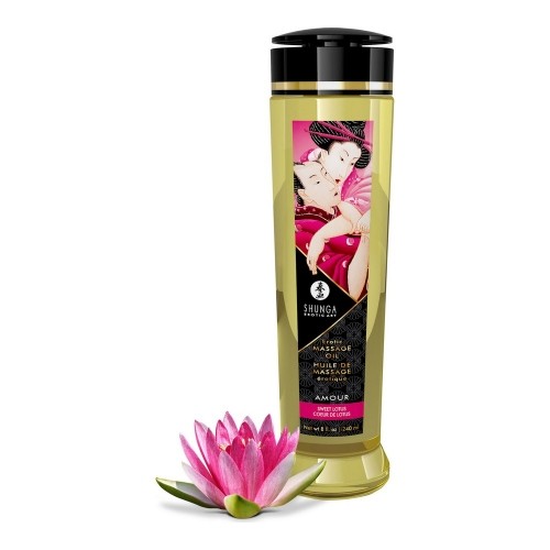 Masāžas Eļļa Lotus Flower Amour Shunga (240 ml) image 1