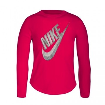 Bērnu Garpiedurkņu T-krekls Nike C489S-A4Y Rozā