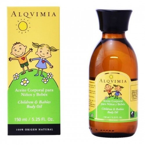 Ķermeņa eļļa bērniem un mazuļiem Alqvimia (150 ml) image 1