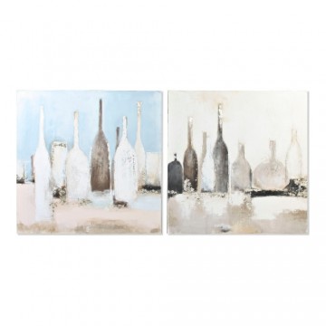 Glezna DKD Home Decor Botles (100 x 4 x 100 cm)