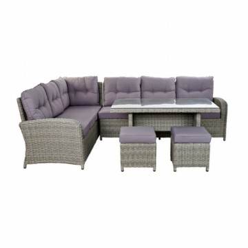 Dīvāns un galda komplekts DKD Home Decor Eksterjers (4 pcs)