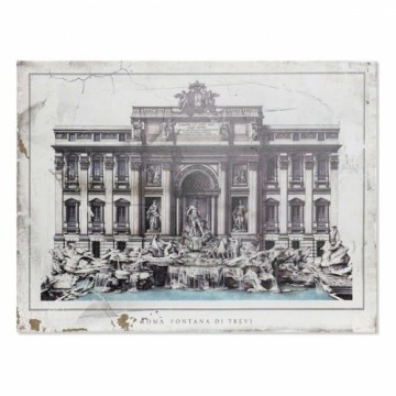 Glezna DKD Home Decor Roma Fontana Di Trevi Koks Tradicionāls (80 x 3 x 60 cm)