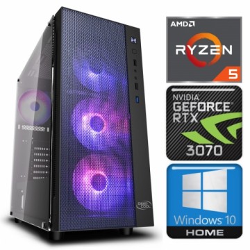 INTOP Ryzen 5 5600X 16GB 240SSD M.2 NVME RTX3070 8GB WIN10