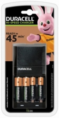 Duracell Hi-Speed Battery Charger + 2 x AA & 2 x AAA image 1