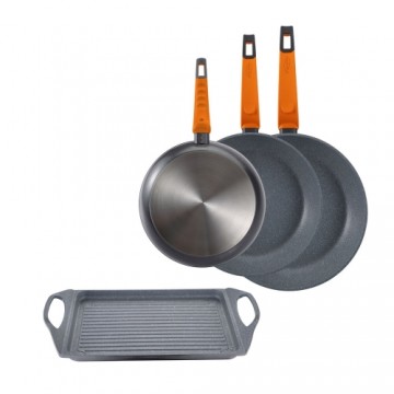 Pannu komplekts San Ignacio cookware Lava Alumīnijs (4 pcs)