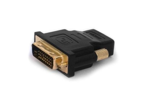 Savio CL-21 cable gender changer DVI HDMI Black image 1