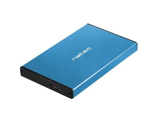 NATEC Rhino GO HDD/SSD enclosure Blue 2.5&quot; image 1