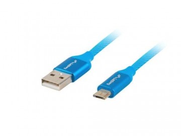Lanberg CA-USBM-20CU-0010-BL USB cable 1 m USB 2.0 Micro-USB A USB A Blue