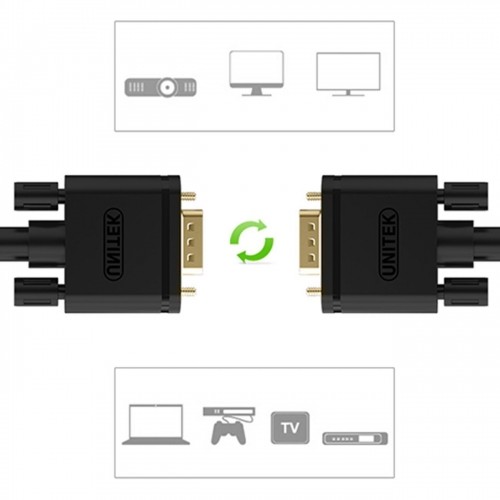 Unitek V7 Black Video Cable VGA Male to VGA Male 2m 6.6ft image 4