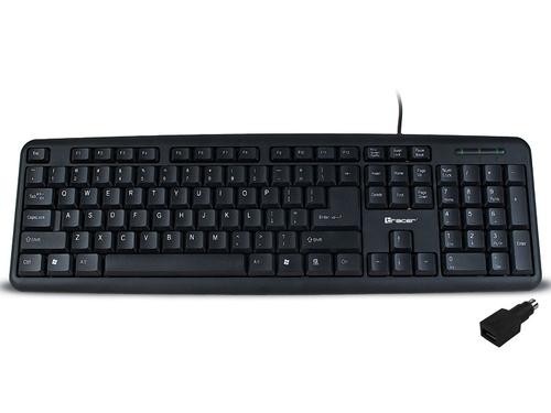 Tracer Maverick keyboard USB + PS/2 Black image 1
