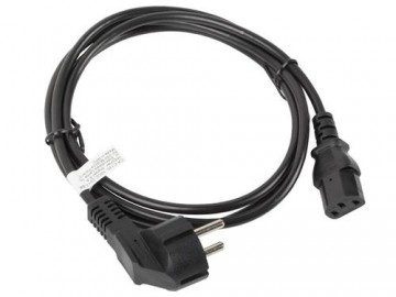 Lanberg CA-C13C-10CC-0018-BK power cable Black 1.8 m C13 coupler CEE7/7