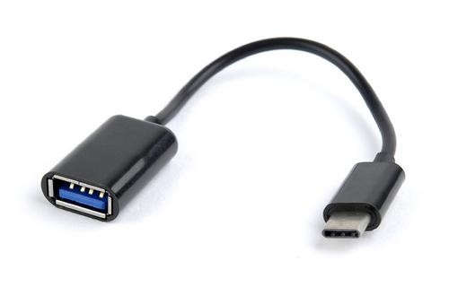 Gembird A-OTG-CMAF2-01 USB cable 0.2 m USB Type-C USB Type-A Black image 1