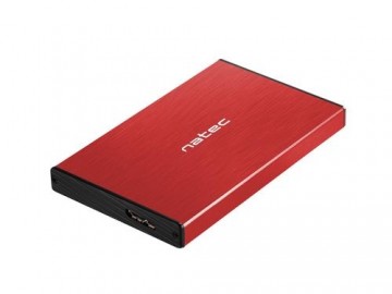 NATEC Rhino GO HDD/SSD enclosure Red 2.5&quot;
