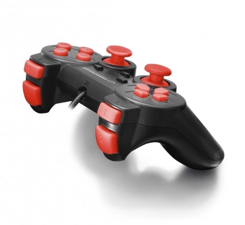 Esperanza EGG102R Gaming Controller Black, Red USB 2.0 Gamepad Analogue / Digital PC image 3