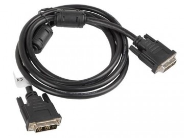 Lanberg CA-DVIS-10CC-0018-BK DVI cable 1.8 m DVI-D Black