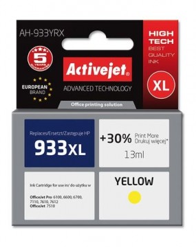 Activejet ink for Hewlett Packard No.933XL CN056AE
