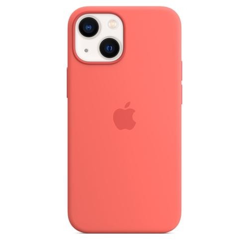 Apple iPhone 13 mini Silicone Case with MagSafe - Pink Pomelo image 1