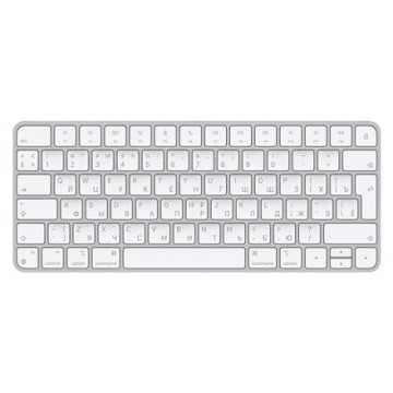 Apple Magic Keyboard MK2A3RS/A Standard, Wireless, Russian, Silver/ White, Bluetooth