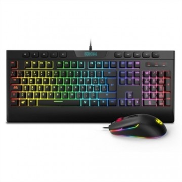 Игровые клавиатура и мышь Krom KALYOS RGB