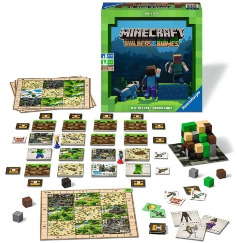 RAVENSBURGER board game Minecraft Builders & Biomes, 27088 image 2