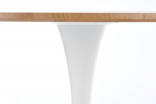 Halmar STING table, color: top - golden oak, legs - white image 3