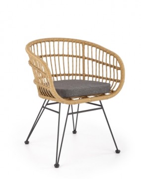 Halmar K456 chair natural/grey