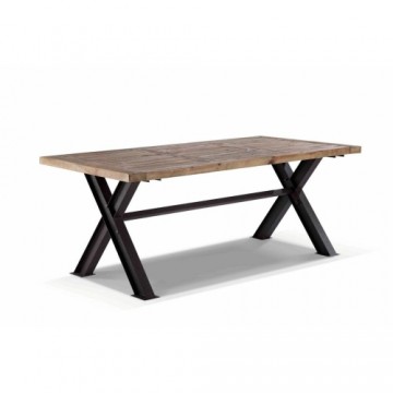 Обеденный стол DKD Home Decor Деревянный Металл (200 x 100 x 78 cm)