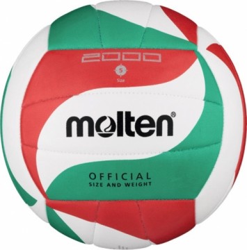 Волейбольный мяч для тренировок MOLTEN V5M2000, синт. кожа размер 5