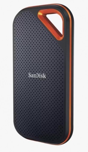 External SSD|SANDISK BY WESTERN DIGITAL|Extreme Pro|2TB|USB-C|Write speed 2000 MBytes/sec|Read speed 2000 MBytes/sec|Proprietary|SDSSDE81-2T00-G25 image 1