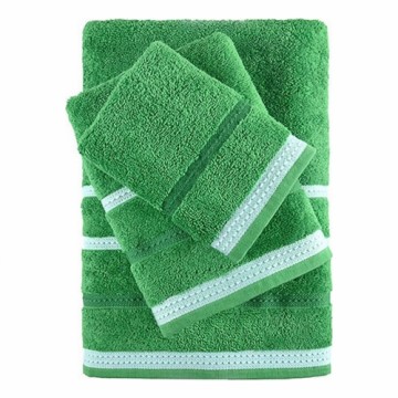 Dvieļi Komplekts RAINBOW Benetton Zaļš (4 pcs)