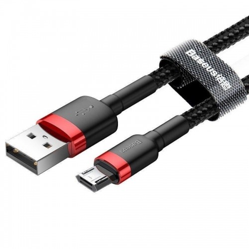 Cable Micro USB Baseus Cafule 1.5A 2m (red &amp; black) image 2