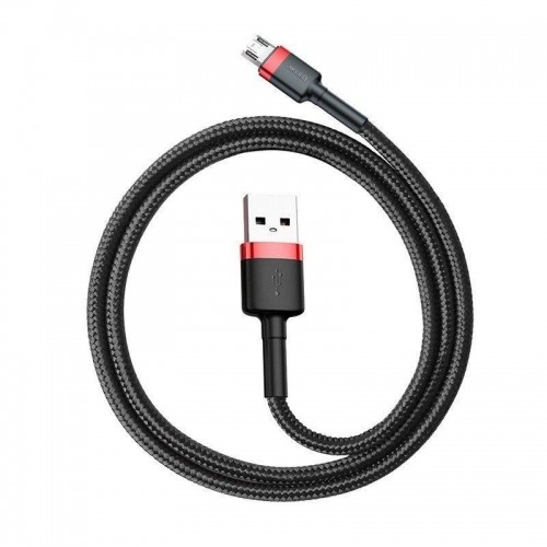 Cable Micro USB Baseus Cafule 1.5A 2m (red &amp; black) image 3