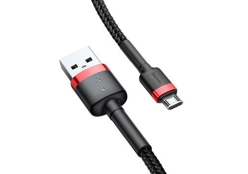Cable Micro USB Baseus Cafule 1.5A 2m (red &amp; black) image 4