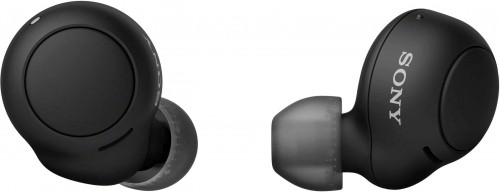 Sony wireless headphones WF-C500, black image 1