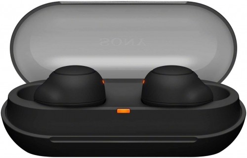 Sony wireless headphones WF-C500, black image 2