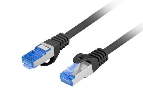 Lanberg PCF6A-10CC-1000-BK networking cable Black 10 m Cat6a S/FTP (S-STP) image 1