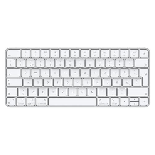 Apple Magic keyboard USB + Bluetooth Finnish, Swedish Aluminium, White image 1