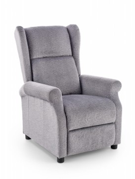 Halmar AGUSTIN recliner with massage function, color: grey
