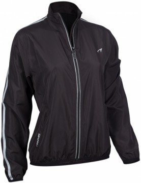 Women's running jacket AVENTO Basic 74RD ZWA 38 Black