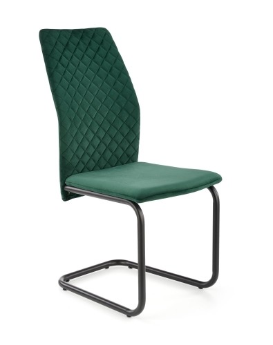 Halmar K444 chair color: dark green image 1