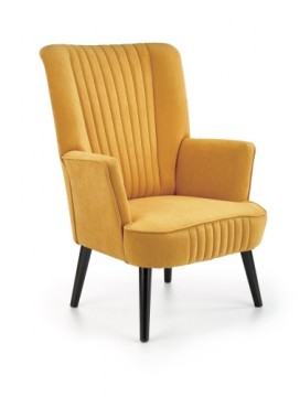Halmar DELGADO chair color: mustard