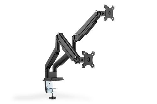 Digitus Universal Dual Monitor Mount with Gas Spring and Clamp Mount image 1