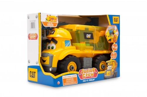CAT truck with lights and sounds Junior Crew, 82460 image 1